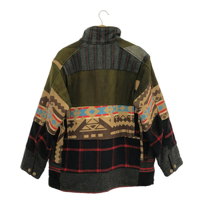 SOUTH2 WEST8 Native Wool Patchwork Jacket Size M