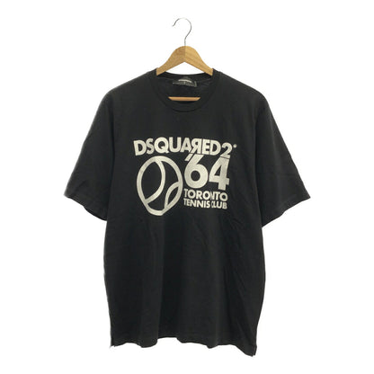 Vintage DSQUARED2 Logo T-Shirt Black Size S