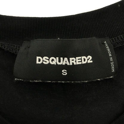 Vintage DSQUARED2 Logo T-Shirt Black Size S