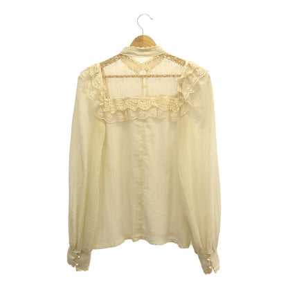 GUNNIES GUNNE SAX 70s Vintage Lace Blouse Beige Size 5