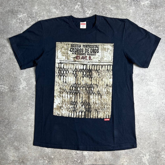 Supreme 19AW Martin Wong Art Print T-Shirt Black Size M