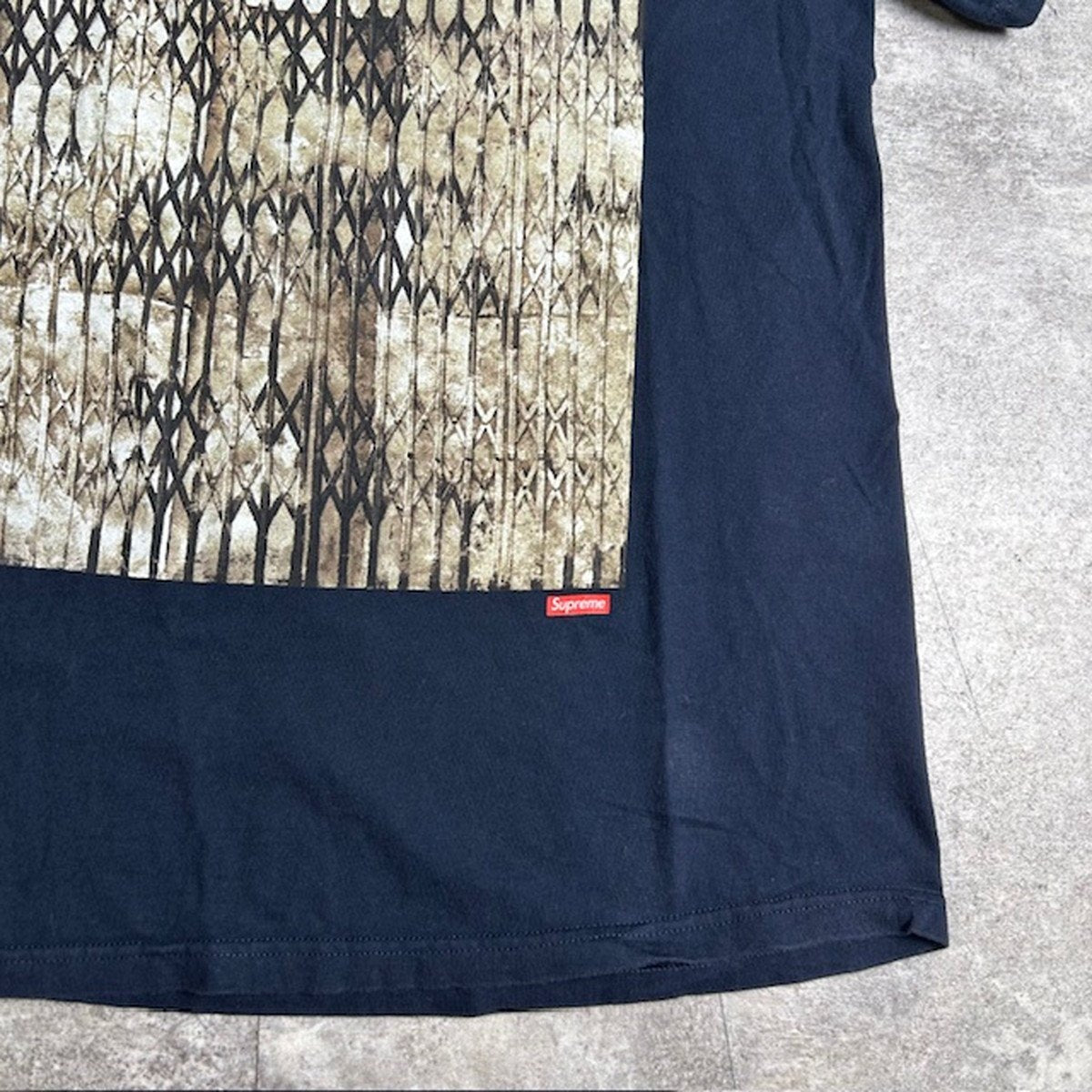 Supreme 19AW Martin Wong Art Print T-Shirt Black Size M