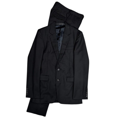 Kris Van Assche 06AW Wool Gabardine 2B Layered Size 44
