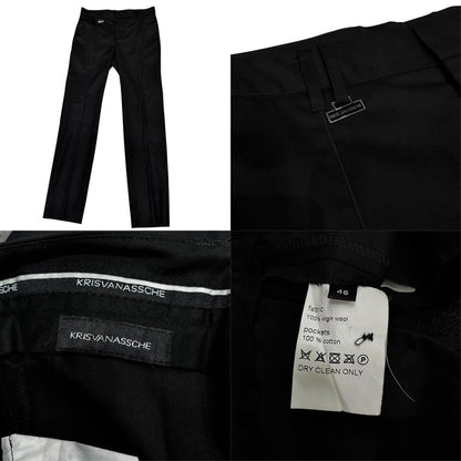 Kris Van Assche 06AW Wool Gabardine 2B Layered Size 44