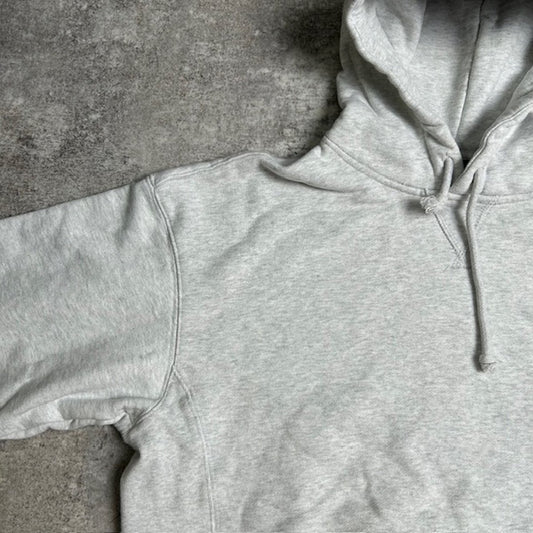 BMW Kith Embroidered Logo Hoodie White-Grey Size S