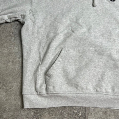 BMW Kith Embroidered Logo Hoodie White-Grey Size S