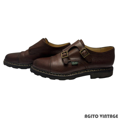 Paraboot WILLIAM Double Monk Strap Boots Size 6.5