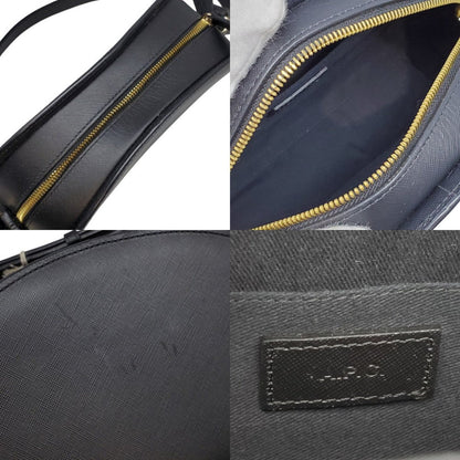 A.P.C. Sac Demi Lune Leather Bag Black