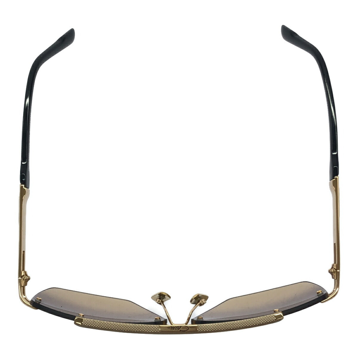 CAZAL MOD.9107 Gold Frame Sunglasses ONE SIZE Size ONE SIZE