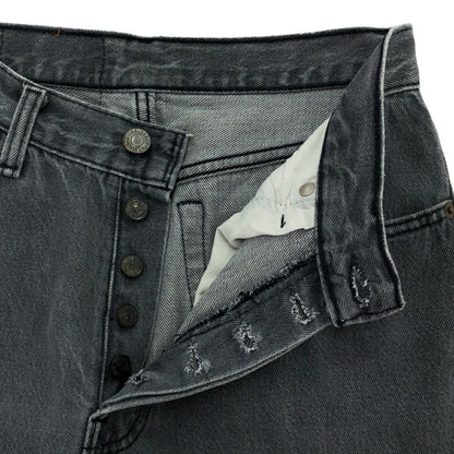 LEVI'S 90s Vintage Black Garment Dyed USA-Made Jeans