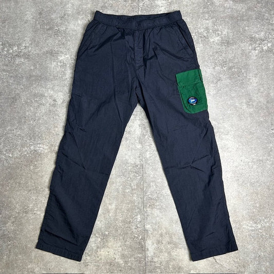 C.P. Company Garment-Dyed Nylon Cargo Pants Navy Size L