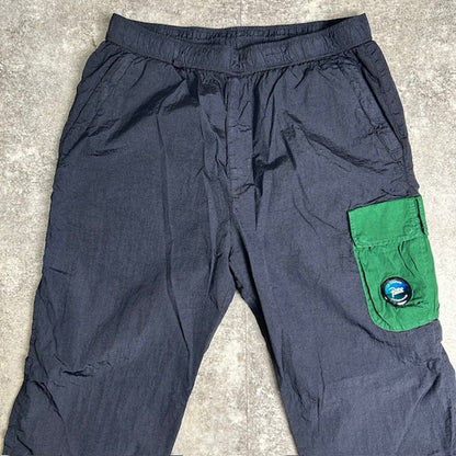 C.P. Company Garment-Dyed Nylon Cargo Pants Navy Size L