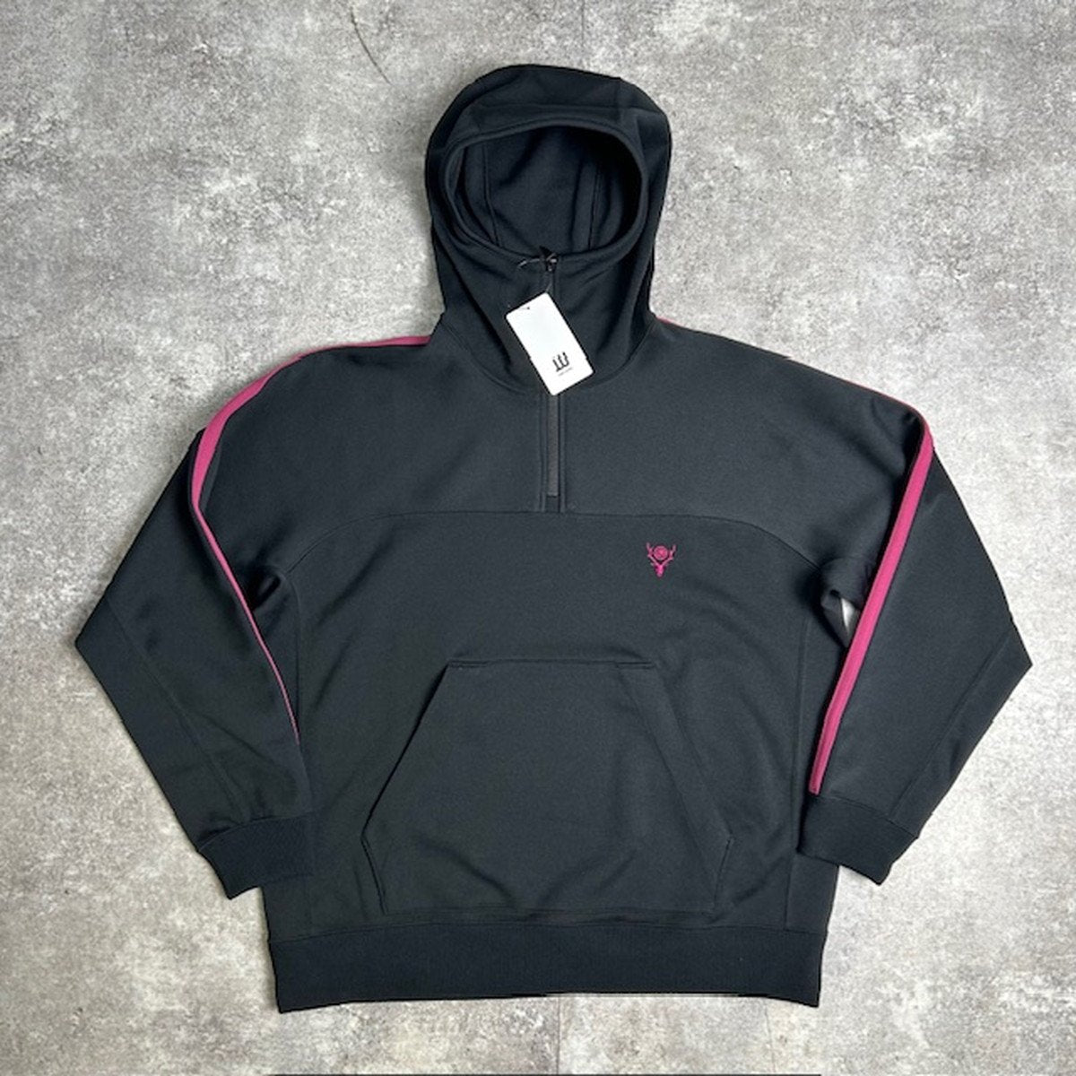SOUTH2 WEST8 22SS Poly Smooth Track Jacket Black Size M