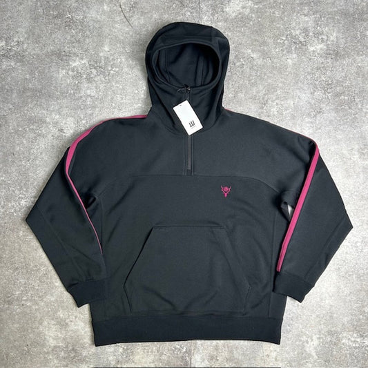 SOUTH2 WEST8 22SS Poly Smooth Track Jacket Black Size M