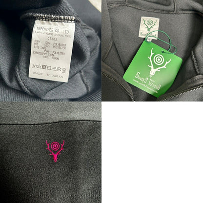 SOUTH2 WEST8 22SS Poly Smooth Track Jacket Black Size M