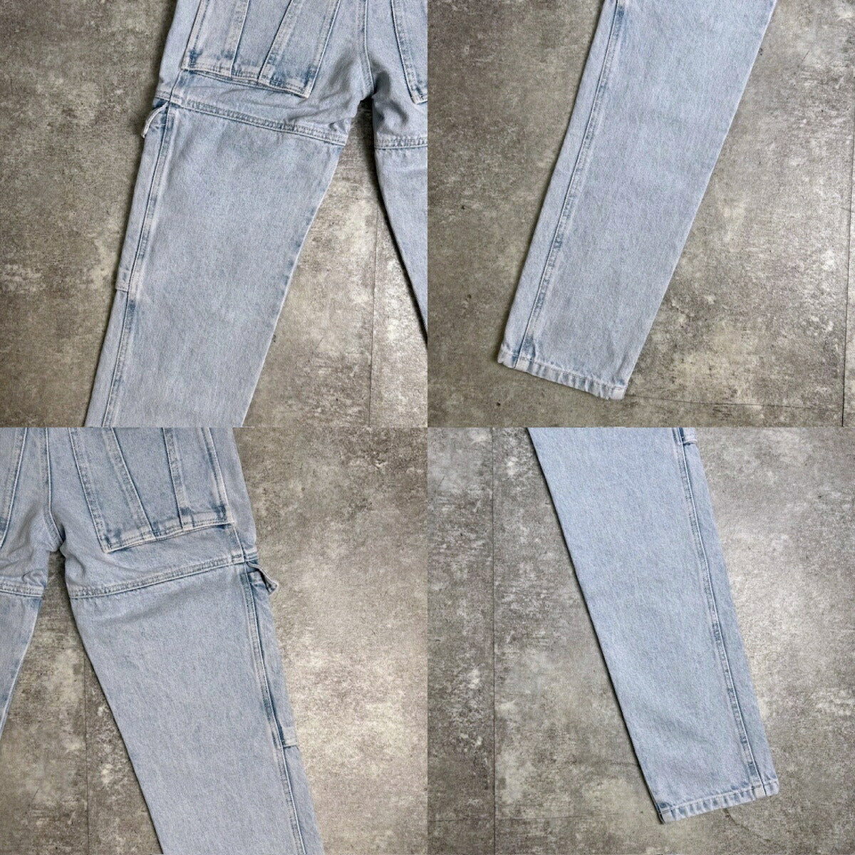 ISABEL MARANT ETOILE Heilani Cotton Cargo Denim Size 34