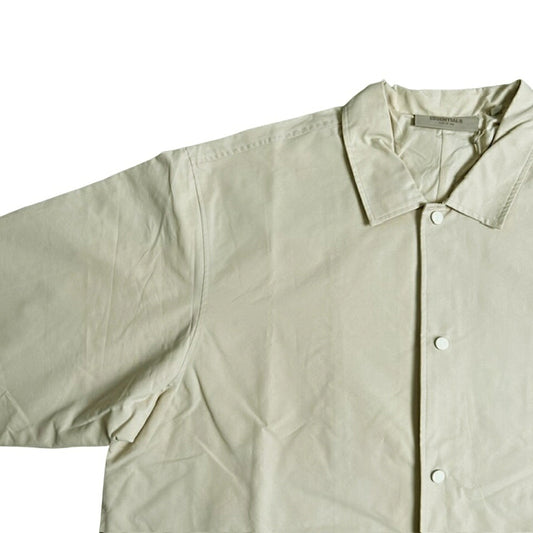 Fear of God ESSENTIALS Balmacaan Coat Cream Size M