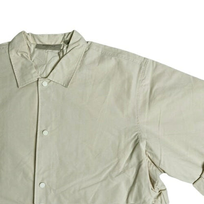 Fear of God ESSENTIALS Balmacaan Coat Cream Size M