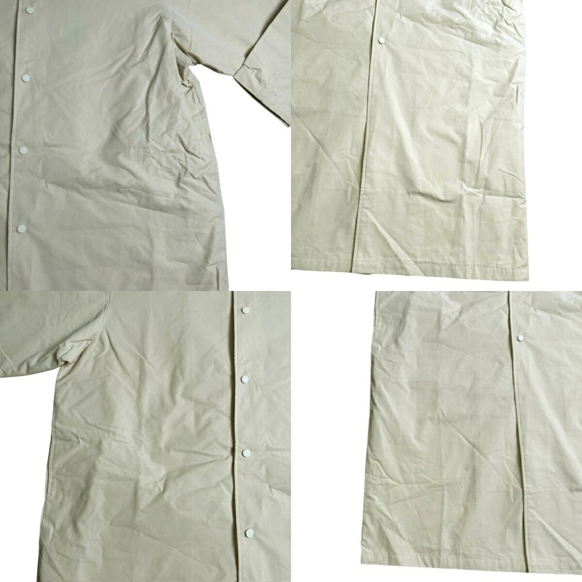 Fear of God ESSENTIALS Balmacaan Coat Cream Size M