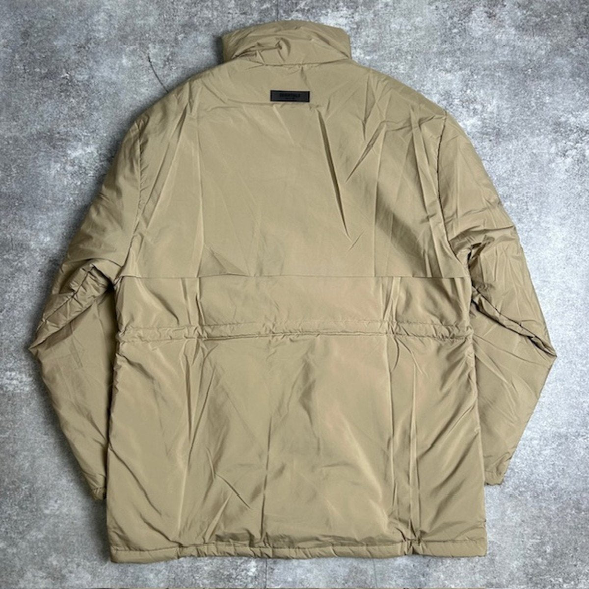 Fear of God ESSENTIALS Storm Nylon Jacket Beige Size M