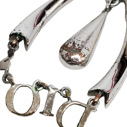 Christian Dior Silver Rhinestone Necklace