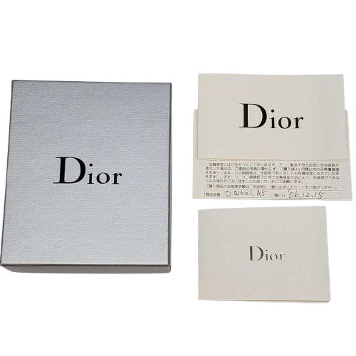 Christian Dior Silver Rhinestone Necklace
