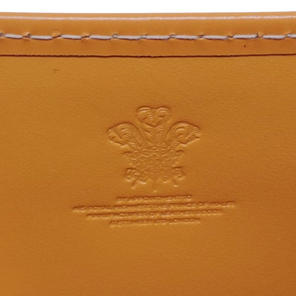 ETTINGER Calf Leather Coin Wallet Yellow Size ONE SIZE