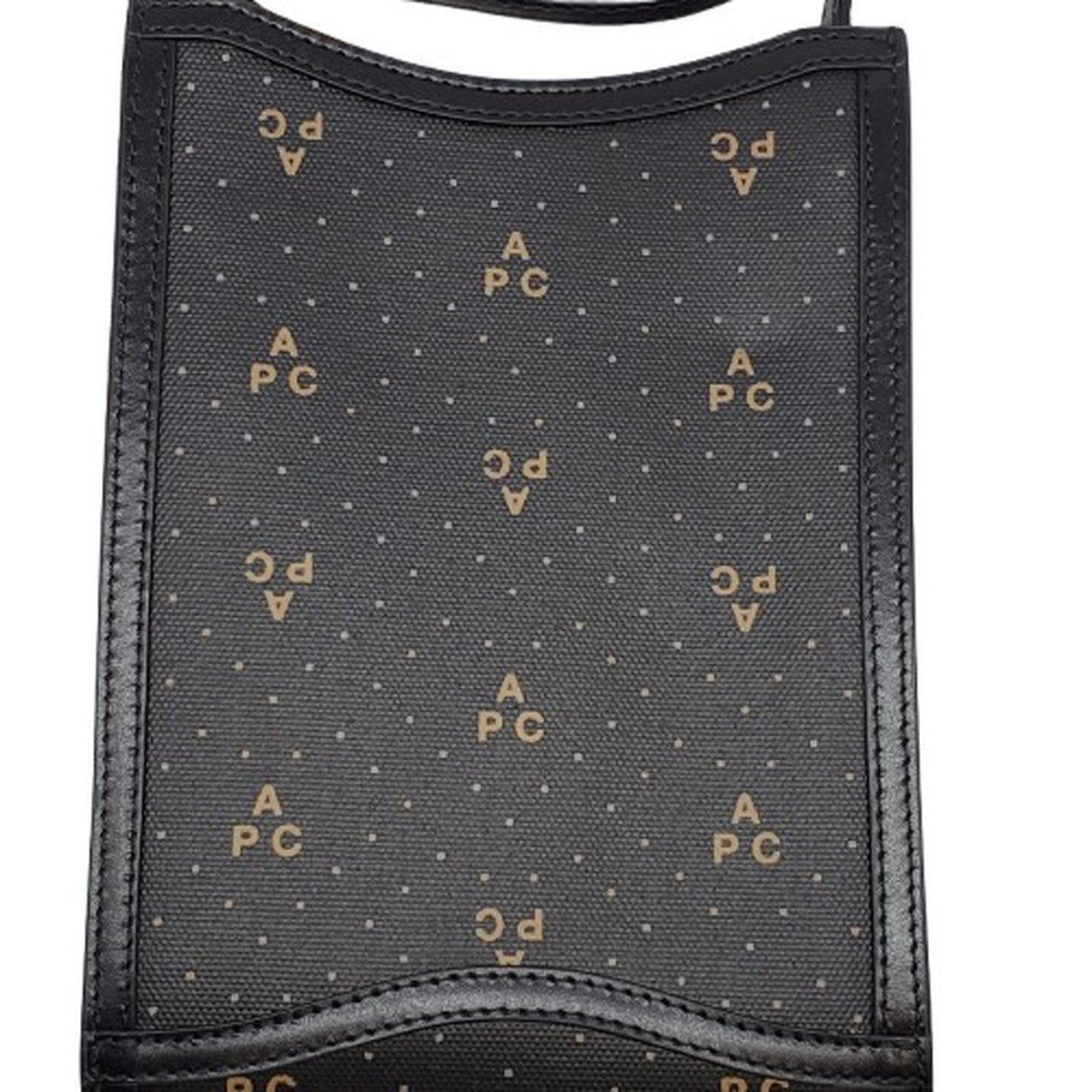 A.P.C. NECK POUCH JAMIE Leather Black F63412 Size ONE SIZE