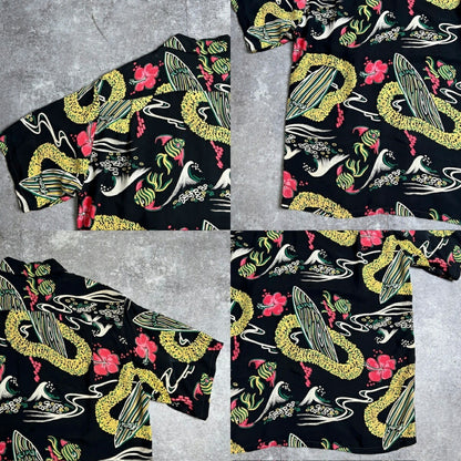Vintage SUNSURF KEONI OF HAWAII Hawaiian Rayon Shirt Size L