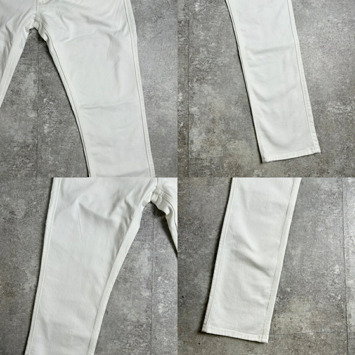 Acne Studios Max Slim White Jeans Size 34/3