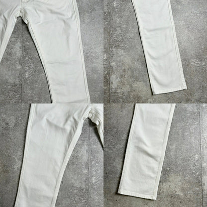 Acne Studios Max Slim White Jeans Size 34/3