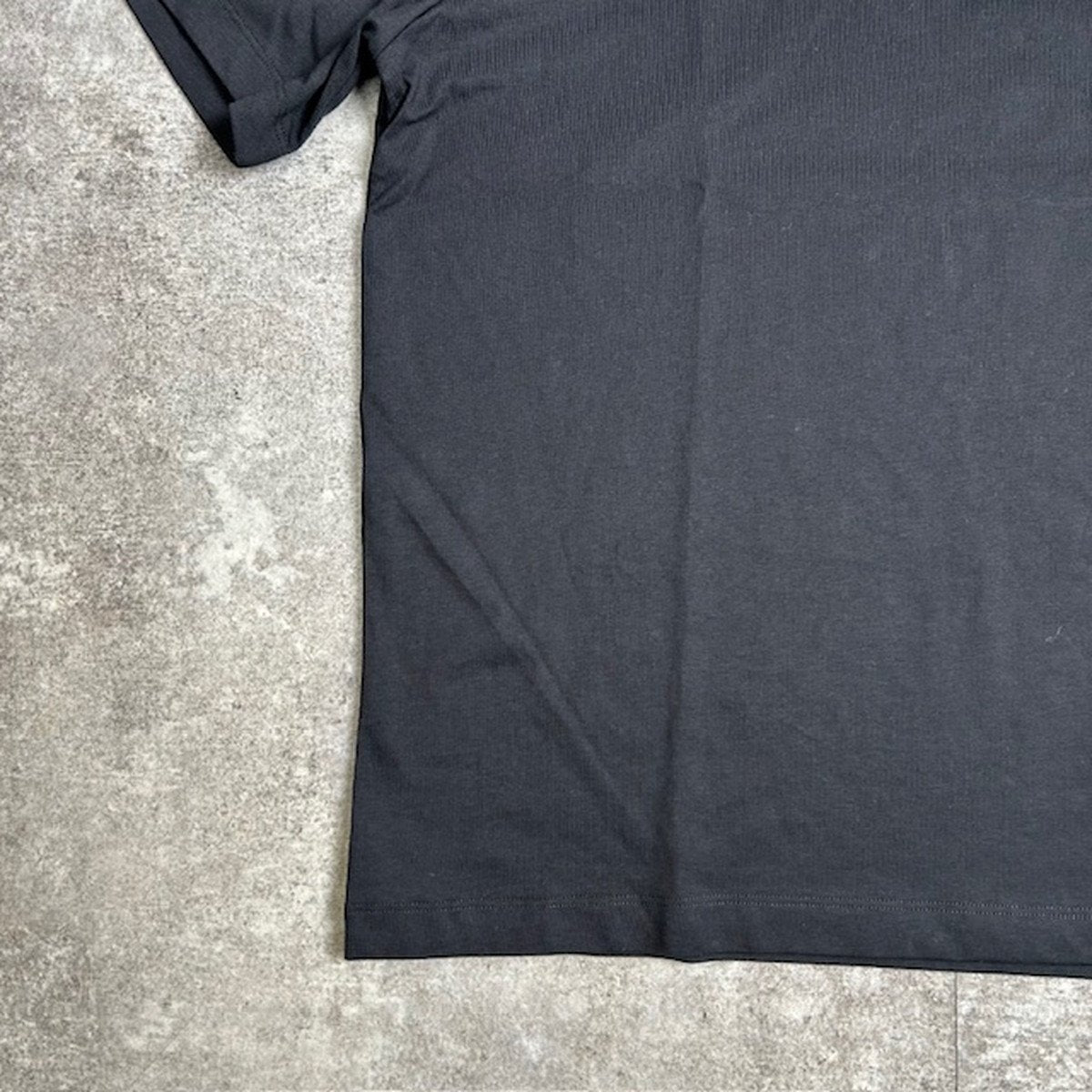 Amiri Wave Logo Cotton T-Shirt Black Made in Italy Size L
