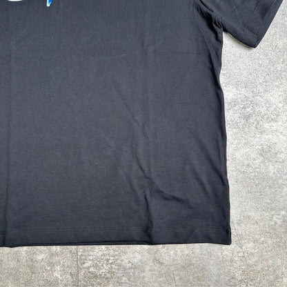 Amiri Wave Logo Cotton T-Shirt Black Made in Italy Size L