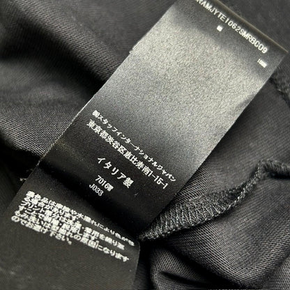 Amiri Wave Logo Cotton T-Shirt Black Made in Italy Size L