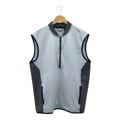 Vintage GREYSON Wolf Logo Half Zip Vest Size M