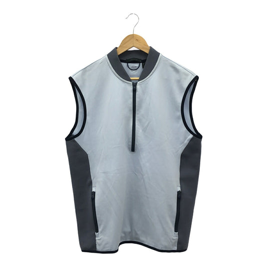 Vintage GREYSON Wolf Logo Half Zip Vest Size M