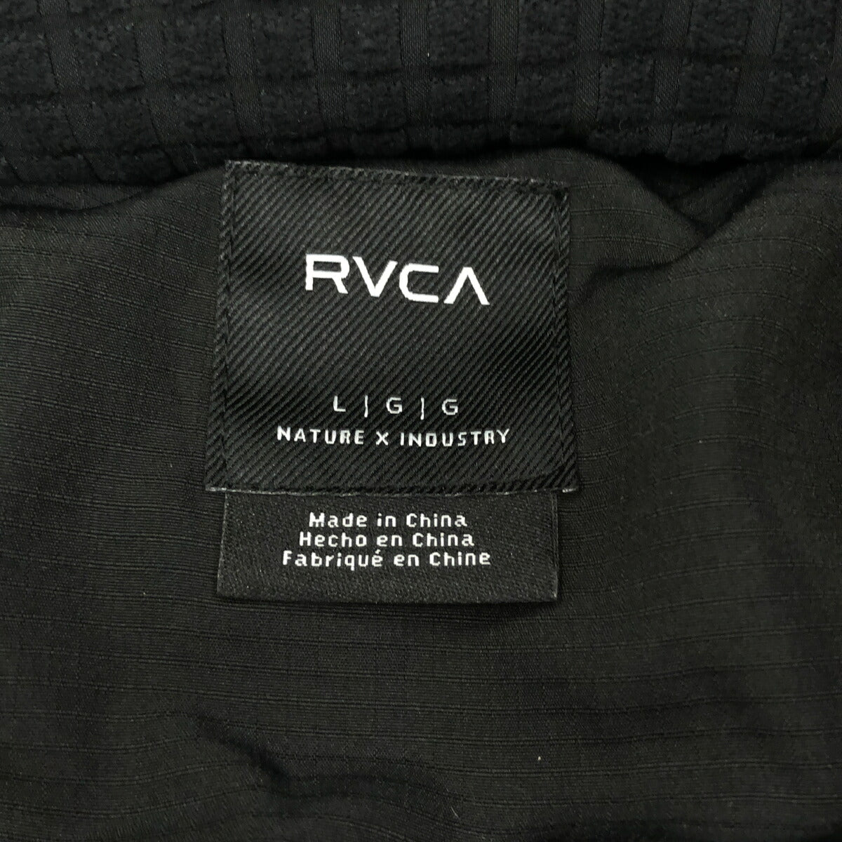 AZUL BY MOUSSY RVCA Reflector Puffer Jacket Black Size L