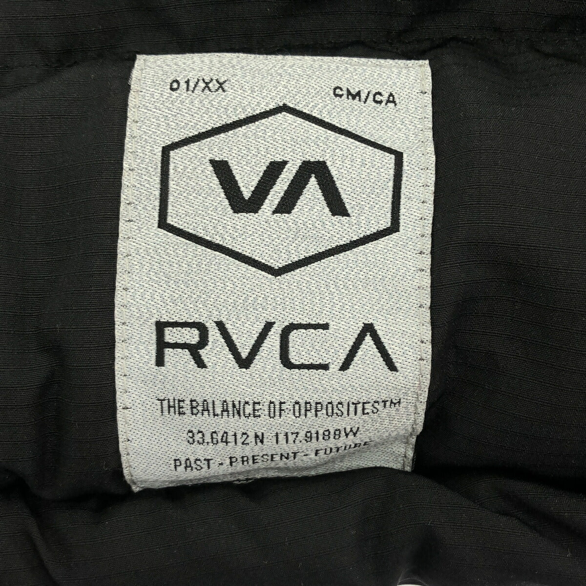 AZUL BY MOUSSY RVCA Reflector Puffer Jacket Black Size L