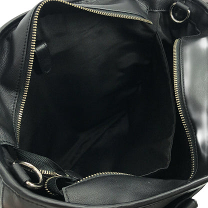 Coach Black Leather 2WAY Tote Shoulder Bag