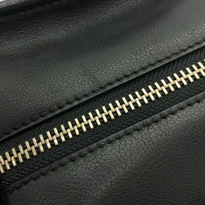 Coach Black Leather 2WAY Tote Shoulder Bag