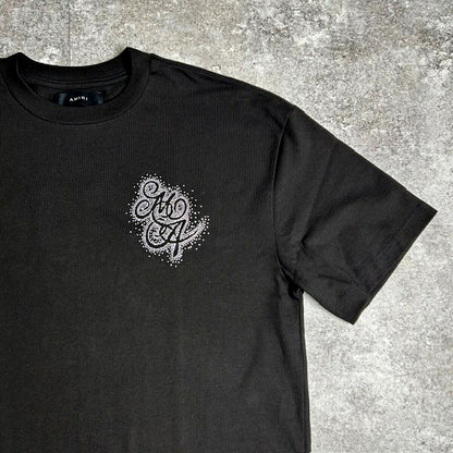 Amiri Black Oversized Crystal Burst T-Shirt Made in Size M