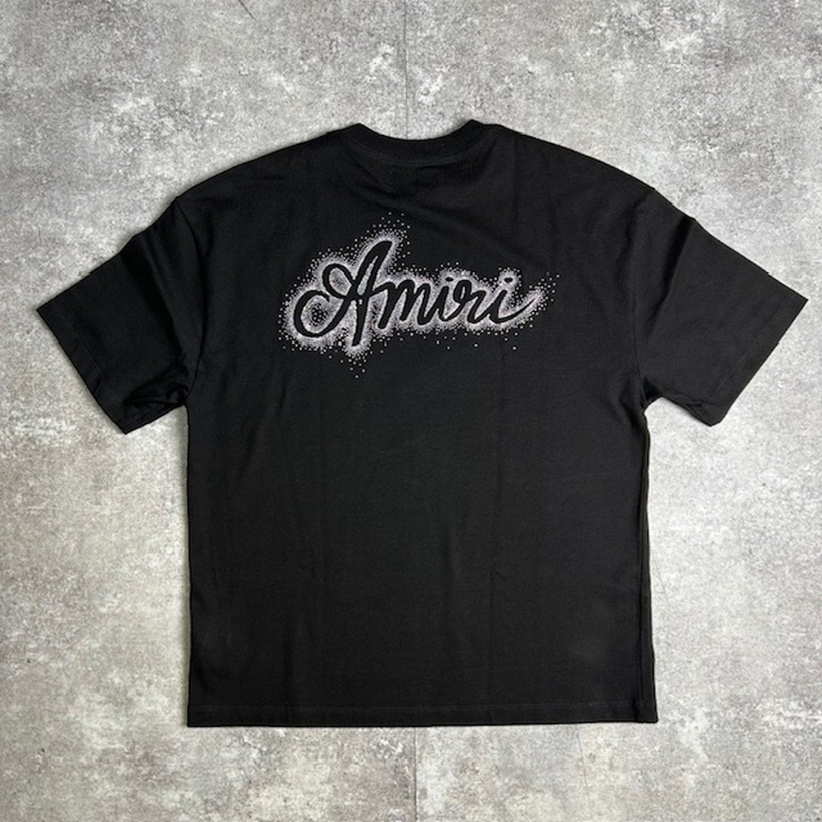 Amiri Black Oversized Crystal Burst T-Shirt Made in Size M