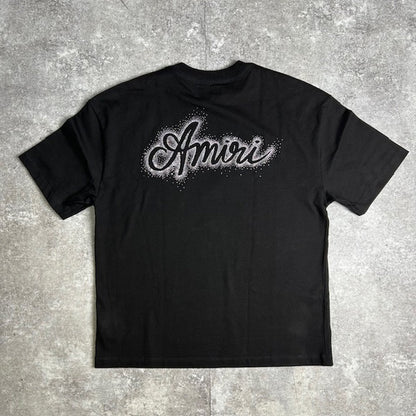 Amiri Black Oversized Crystal Burst T-Shirt Made in Size M