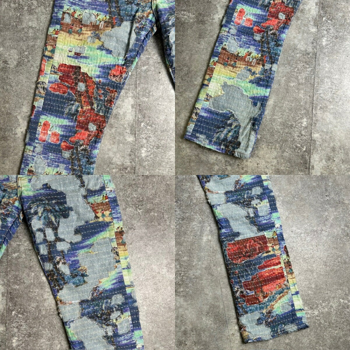 AMIRI 23AW Aloha Boro Straight Leg Jeans Size 31