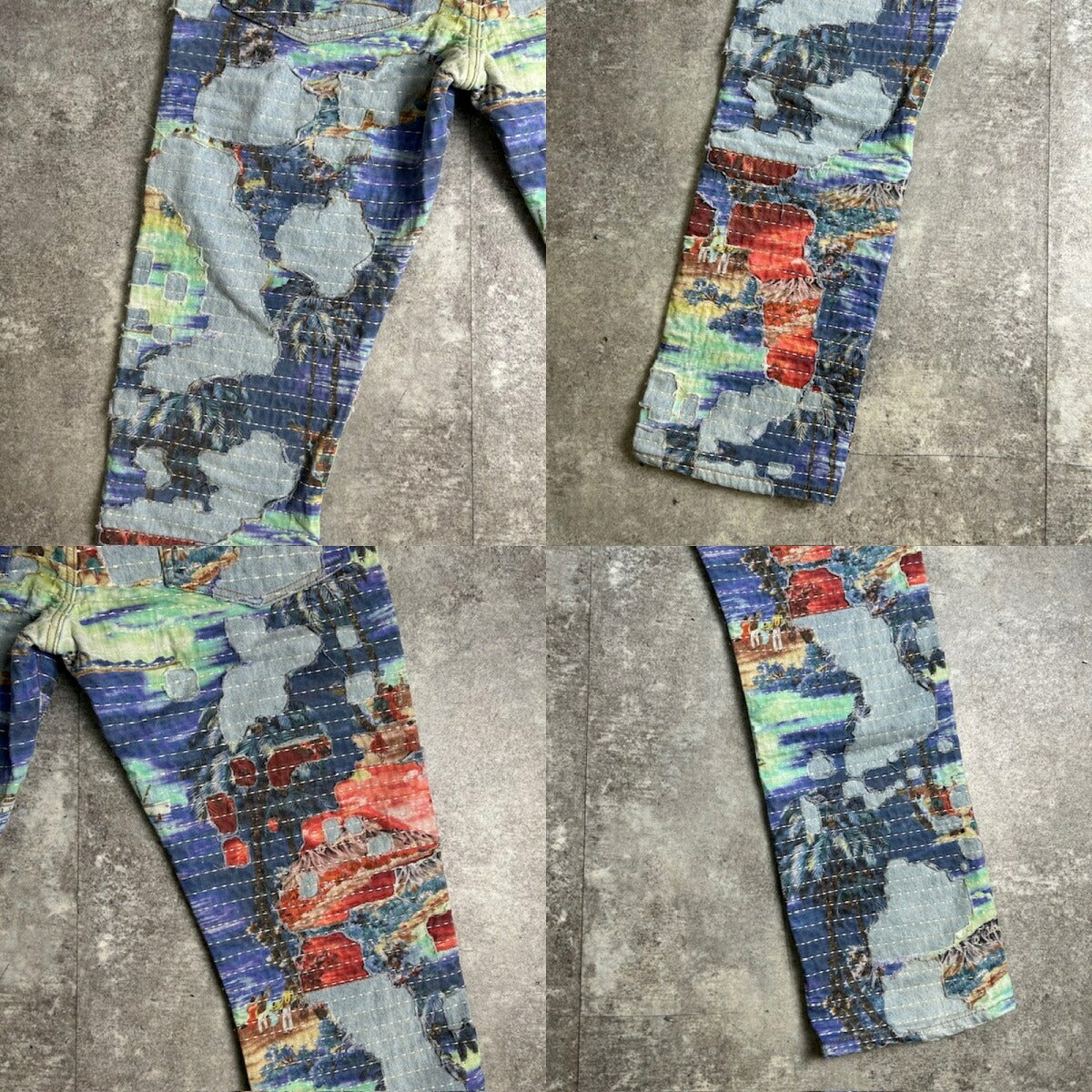 AMIRI 23AW Aloha Boro Straight Leg Jeans Size 31