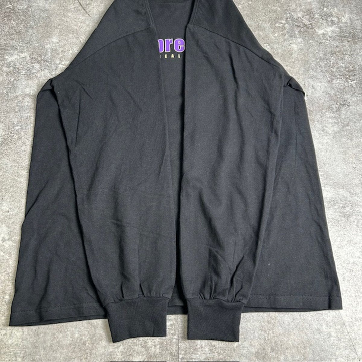 Supreme 19SS "The Real Shit" Logo Long Sleeve T-Shirt Size L