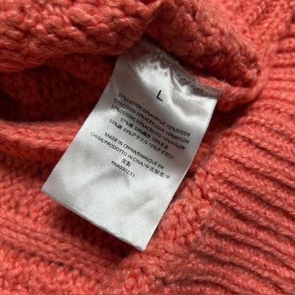 Fear of God ESSENTIALS Pink Cable Knit Sweater Size L