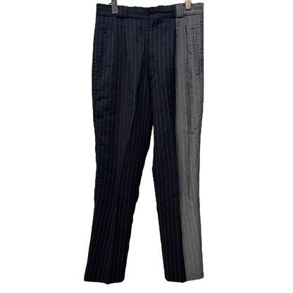 Yohji Yamamoto 96AW Bleached Stripe Suspender Pants Size M