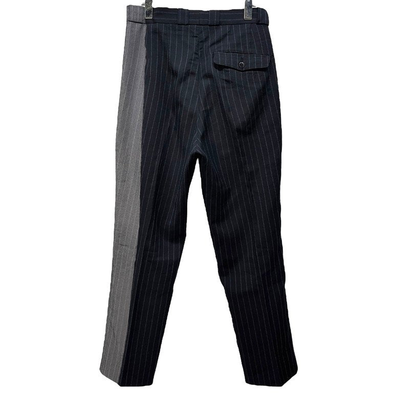 Yohji Yamamoto 96AW Bleached Stripe Suspender Pants Size M