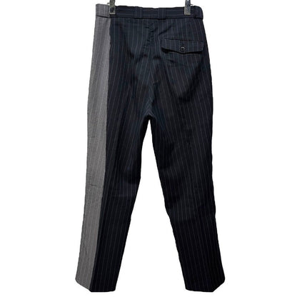 Yohji Yamamoto 96AW Bleached Stripe Suspender Pants Size M